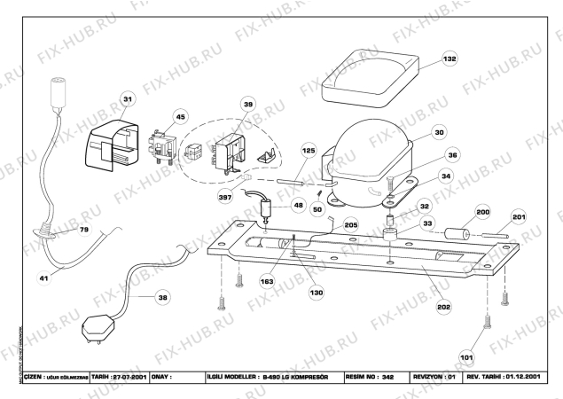 Схема №5 BEKO RCH 4900 HCA (6065487182) с изображением Дверь для холодильника Beko 4148450100